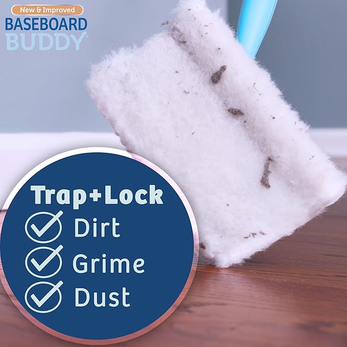 Baseboard Buddy | Lightweight Home Cleaning Essential, Moldings & Walls - Image 3