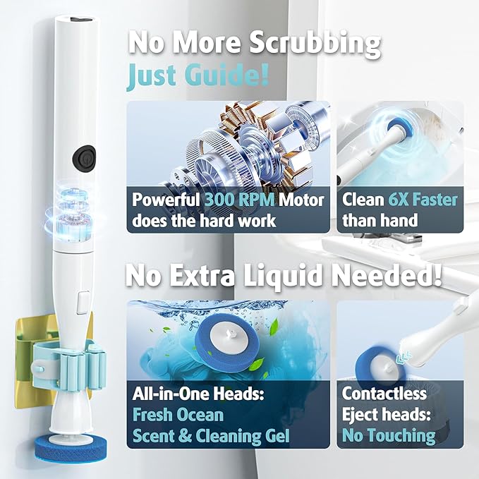 AIR U+ Hands-Free Electric Toilet Brush - Image 3