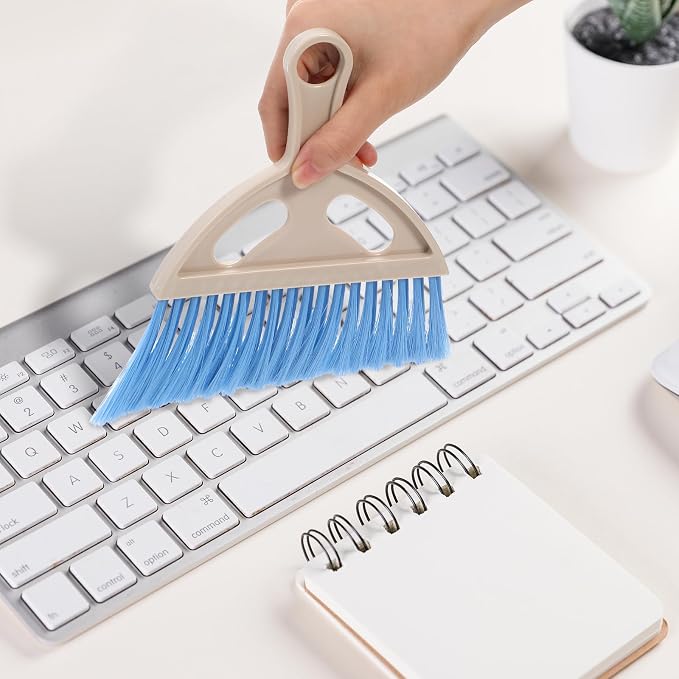 9 Pcs Small Dustpan and Brush Set Mini Broom and Dustpan Set - Image 4