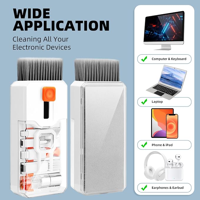 Keyboard Cleaning Kit Laptop Cleaner, All-in-1 Computer Screen Cleaning Brush - Image 7