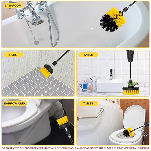 Drill Brush Attachment Set - Image 5