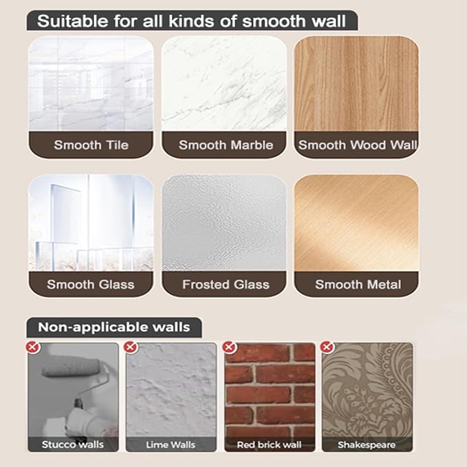 Broom Holder Mop Hanger Wall Mount, No Drill Suction Cup Mop and Broom Organizer - Image 3