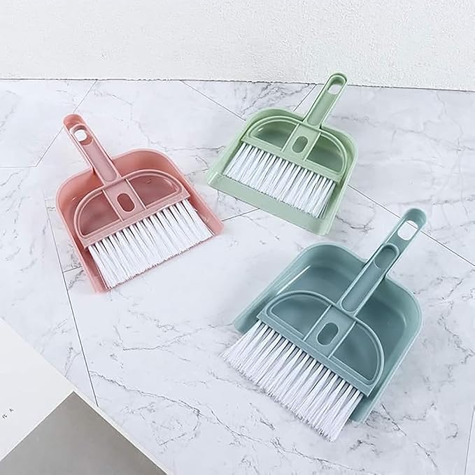 Mini Dustpan and Brush Set, Household Lightweight Portable Dust Pan - Image 6