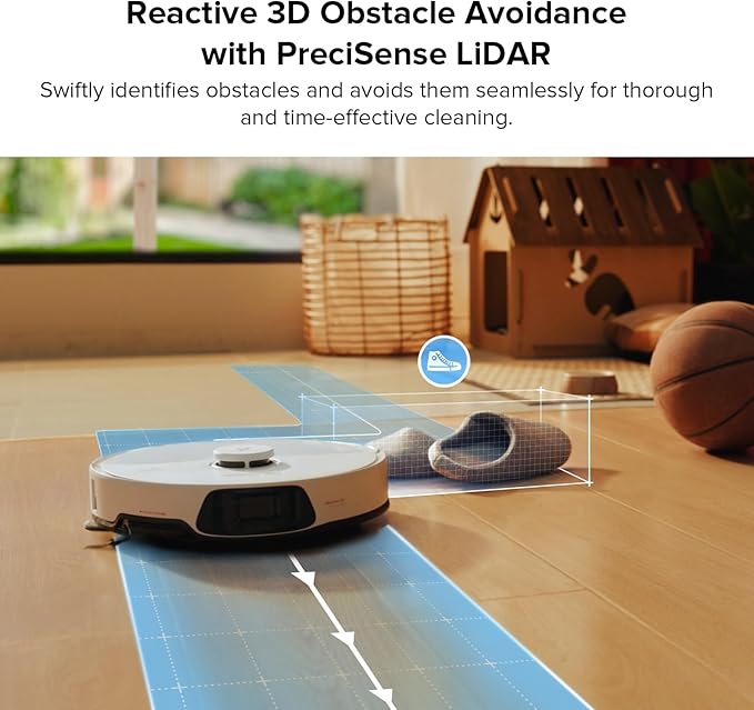 roborock S8 Max Ultra Robot Vacuum and Mop, All-in-One Dock, PreciSense LiDAR - Image 5
