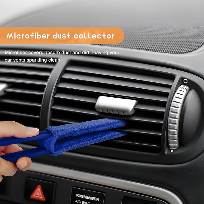 4 PCS Car Blinds Duster, Window Blind Cleaner Duster Brush - Image 4