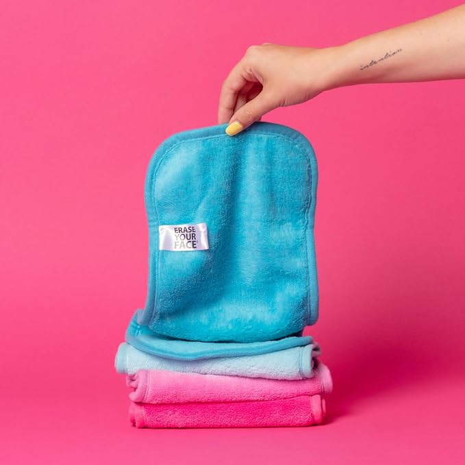 ERASE YOUR FACE Infusions Reusable Makeup Remover Cloths - Image 3