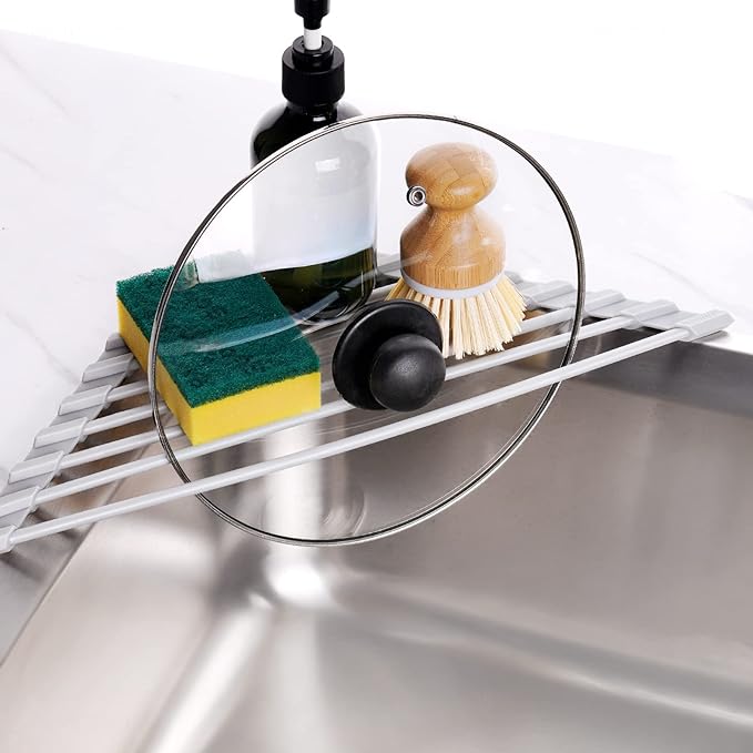 Tomorotec Triangle Roll-Up Dish Drying Rack - Image 4