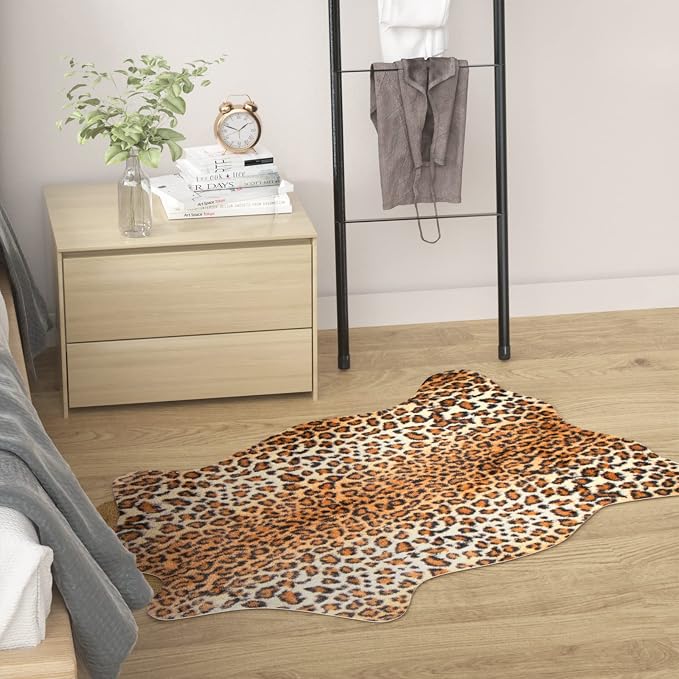 MACEVIA Leopard Rug Cheetah Print Rugs Western Decor - Image 8