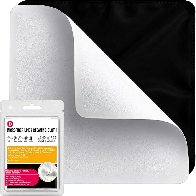 5 Pack Lens Cleaning Cloth, Glasses Cleaning Cloths, Eyeglass Lens Cleaner by MUBUY
