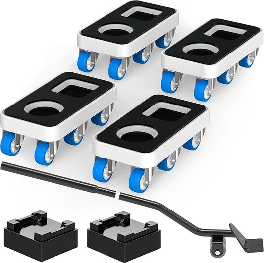 Furniture Dolly with Dual Groove Design: Furniture Sliders with 6 Wheels by KissCore