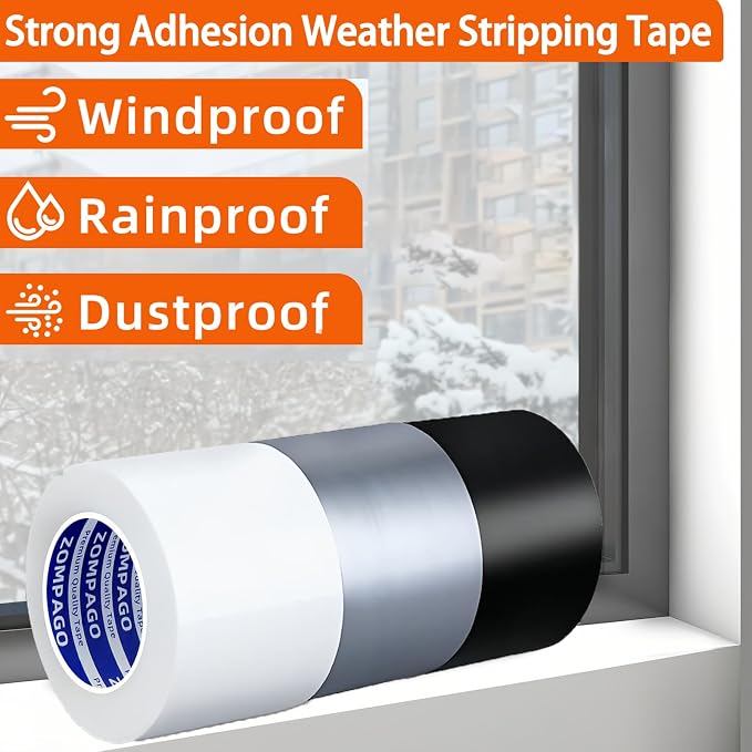 Strong Adhesive Cloth Weather Stripping Tape - Image 4