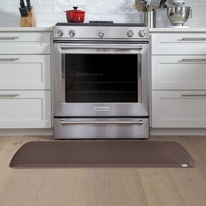 GelPro Elite Premier Gel & Foam Anti-Fatigue Kitchen Floor Comfort Mat, 20" x 48", Basketweave Truffle