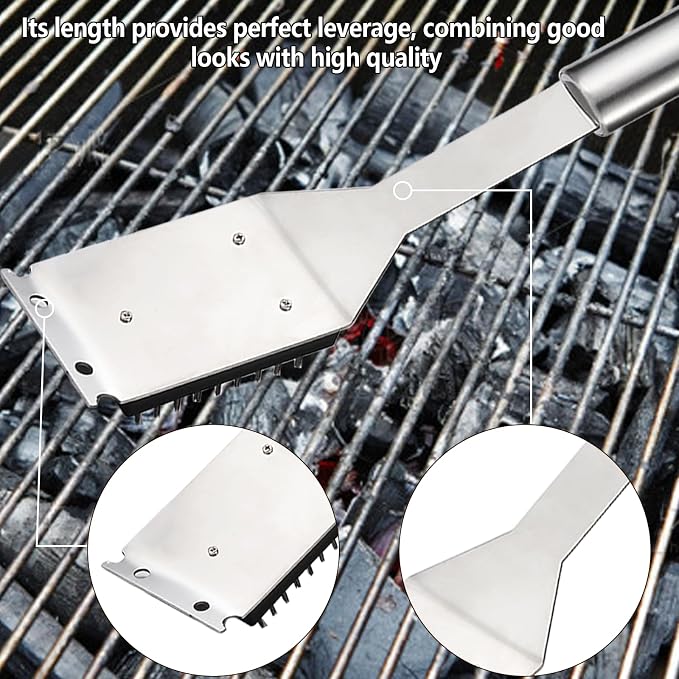 16.5” Grill Brush and Scraper - Image 4