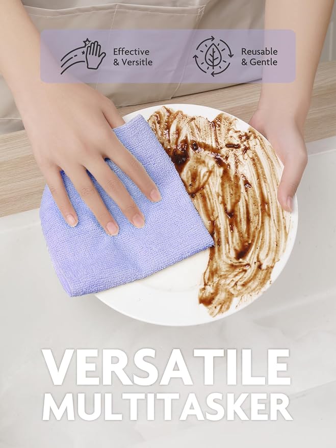 Fantasticlean Microfiber Cleaning Cloth Roll -150 Pack, Tear Away Microfiber - Image 5