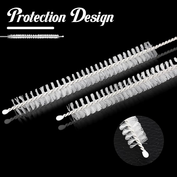 TrelaCo 100 Pcs Tracheostomy Cleaning Brushes Trach Brush Nylon Bristle - Image 4