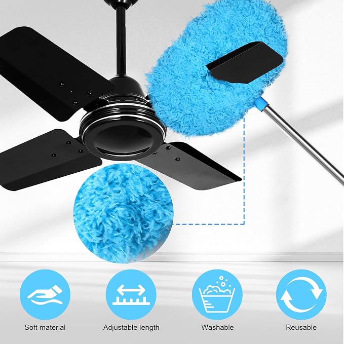 Eunice 13-49.7 Inches Ceiling Fan Duster - Image 2