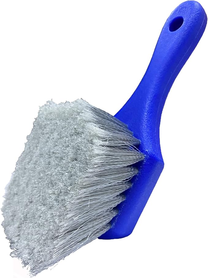 Wheel & Tire Brush for Car Rim, Soft Bristle Car Wash Brush, Cleans Tires & by LUCKLYJONE