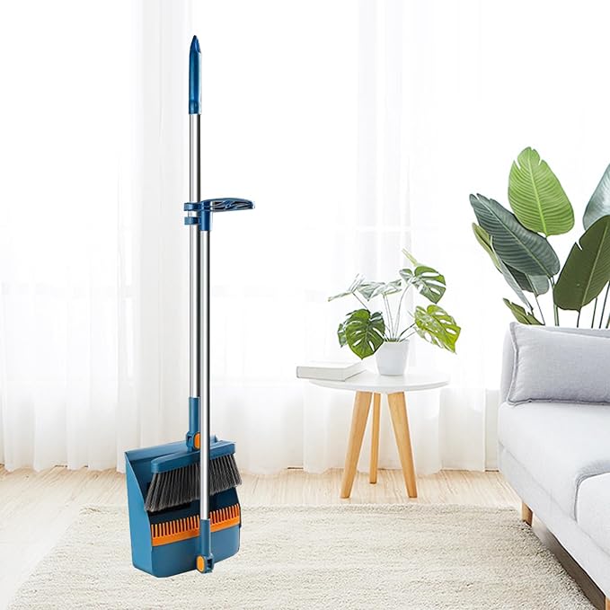 Broom with Dustpan Combo Set 180-degree Rotatable Brooms and Dustpan Set - Image 6