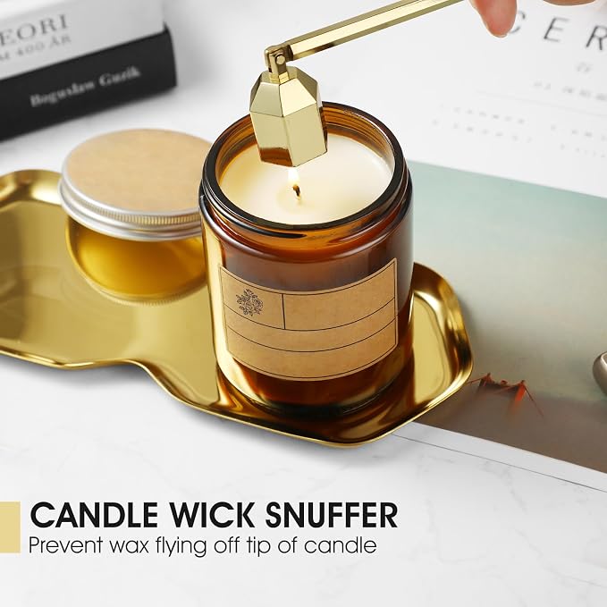3-in-1 Candle Accessory Set, Wick Trimmer, Candle Snuffer, Wick Spoon, - Image 3