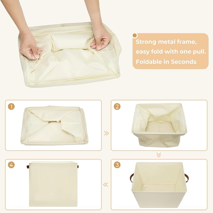 GRANNY SAYS Large Storage Baskets, Closet Storage Bins, Linen Closet organizers - Image 7