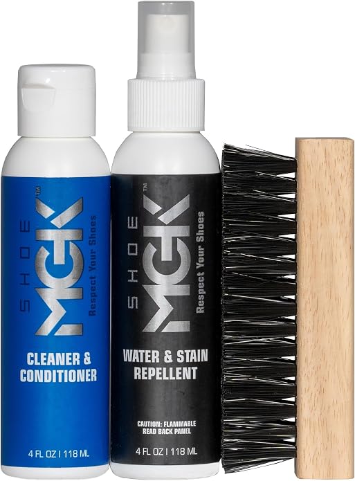 Shoe MGK Clean & Protect Shoe Care Kit Shoe Cleaner & Conditioner, Water & - Image 3