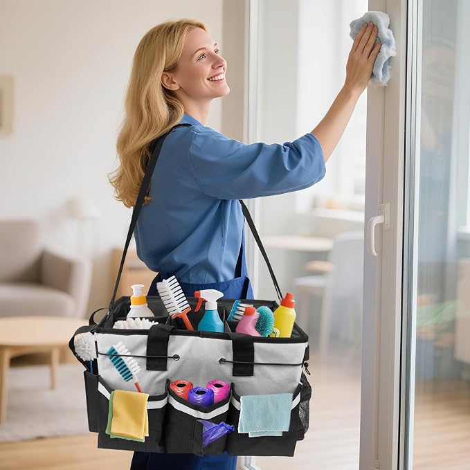 ZKOO Large Cleaning Caddy Bag - Image 2