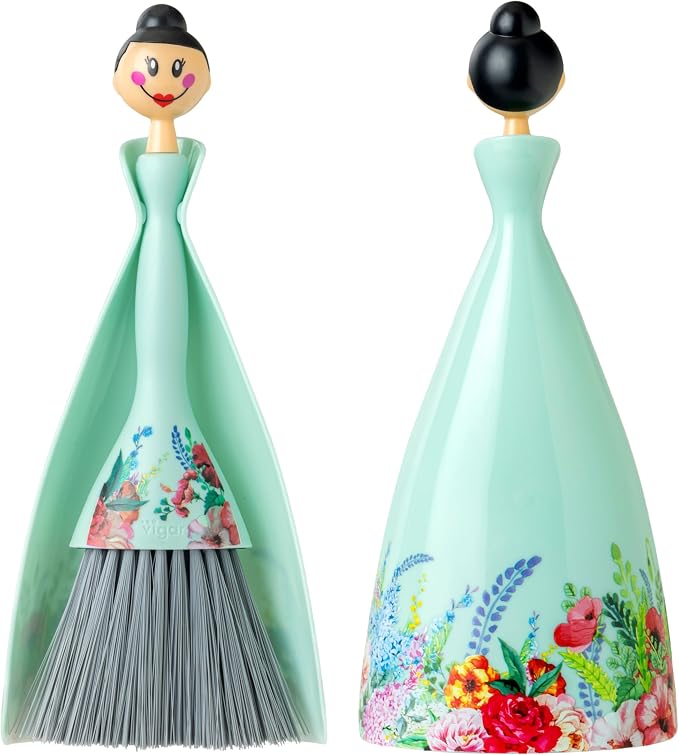 Vigar Mini Broom and Dustpan Set, Small Broom and Dustpan Set by VIGAR