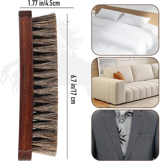 100% Horsehair Shoe Brush - Image 6