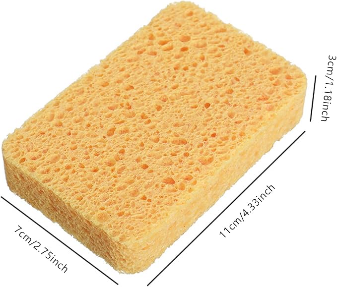 Large Cellulose Sponges, Thick Heavy Duty Scrub Sponges, Kitchen Sponges - Image 7