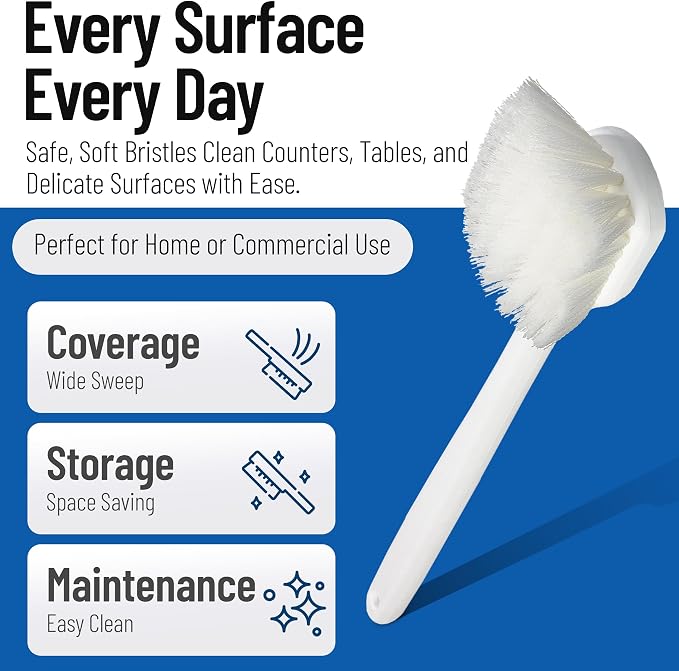 SPARTA Flo-Pac Utility Scrub Brush Dish Brush, Kitchen Brush - Image 3