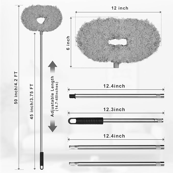Eunice 13-49.7 Inches Ceiling Fan Duster - Image 7