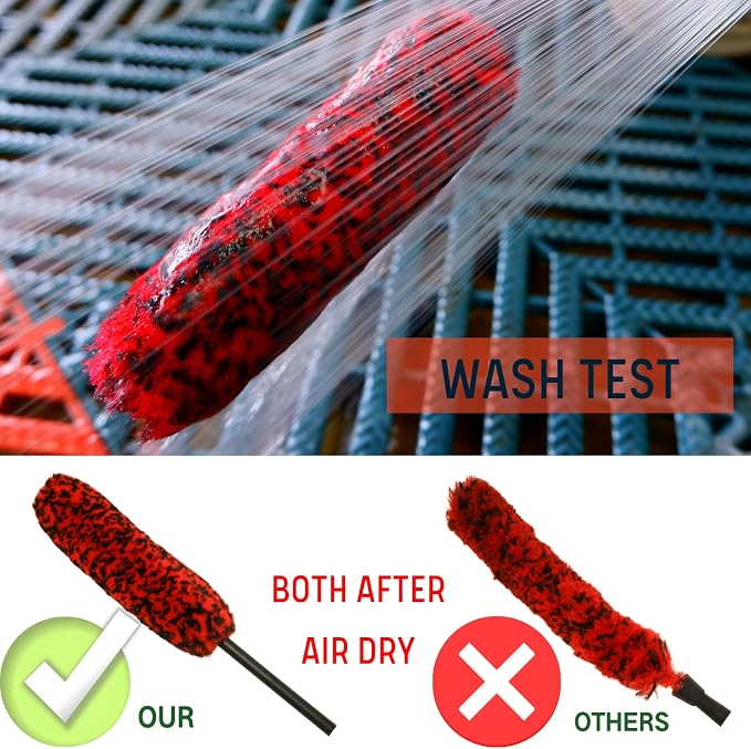 Professional 4 Pack Long Handle Wheel Brush Kit - Image 7