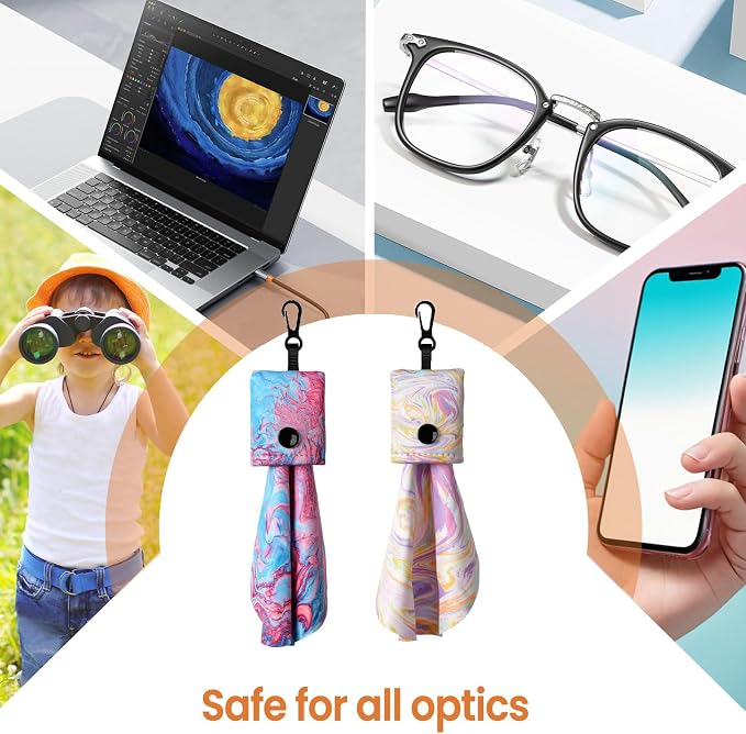Glasses Cleaning Cloth, Microfiber Eyeglasses Cleaning Cloths, Glass Cleaner - Image 2