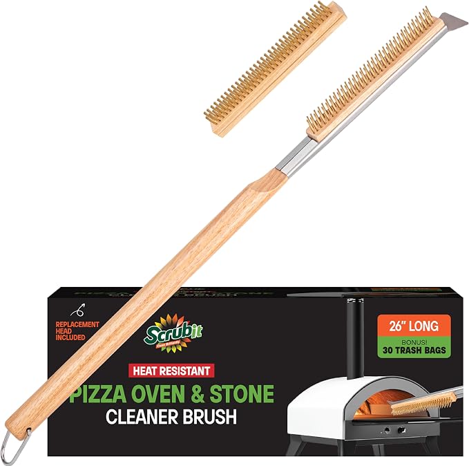SCRUBIT 26" Pizza Oven Brush by SCRUBIT