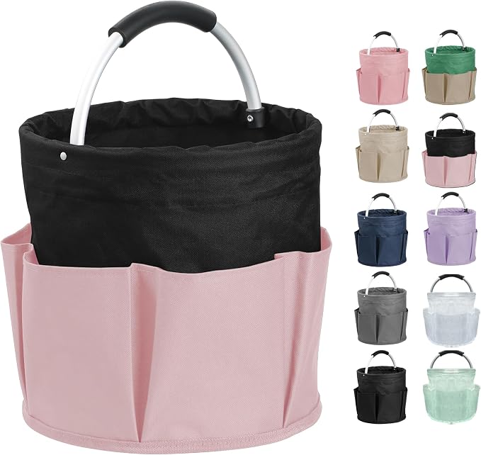 17L Cleaning Supply Caddy for Family, Portable Shower Caddy by IHOMAGIC