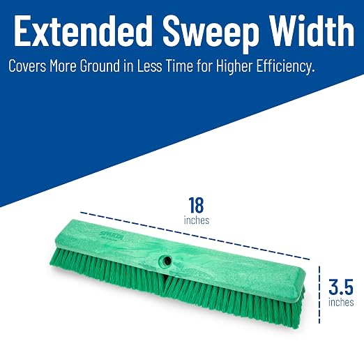 SPARTA 41890EC09 Omni Sweep Plastic Push Broom Head, Heavy Duty, Industrial - Image 4