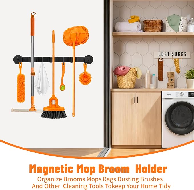 Magnetic Broom Holder Wall Mount - Image 3