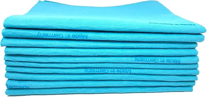 10 Pack Extra Large Original German Shammy Cloths Chamois Towels Super Absorbent by Unknown