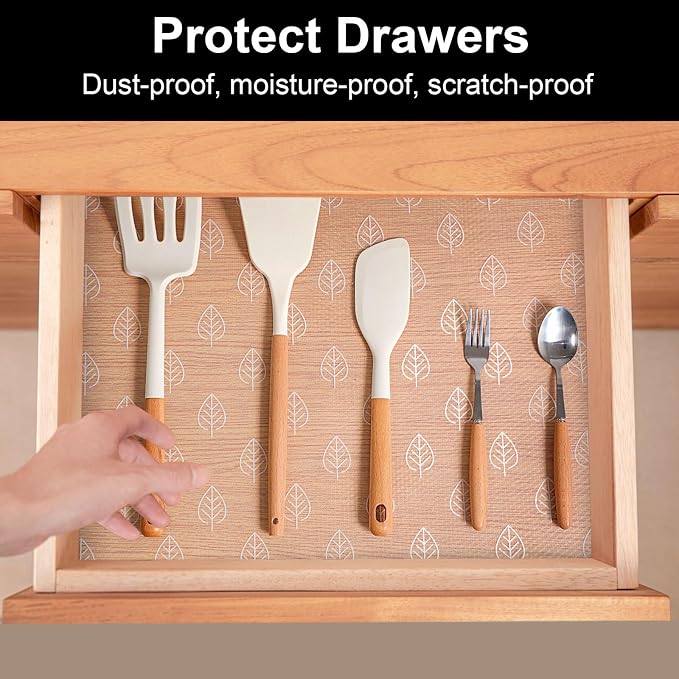 Cooyes Shelf Liner Drawer Liners, Shelf Liners - Image 2