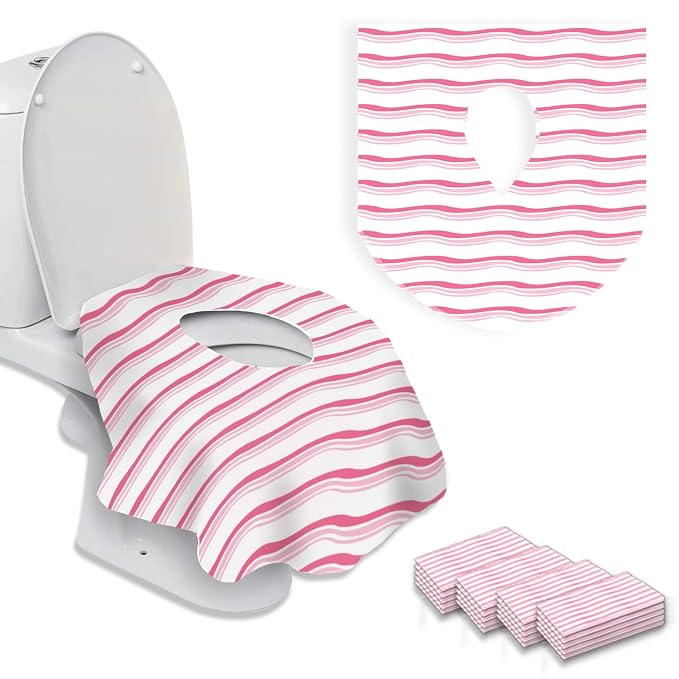 20 Extra Large Toilet Seat Covers Disposable by AlfaDeal