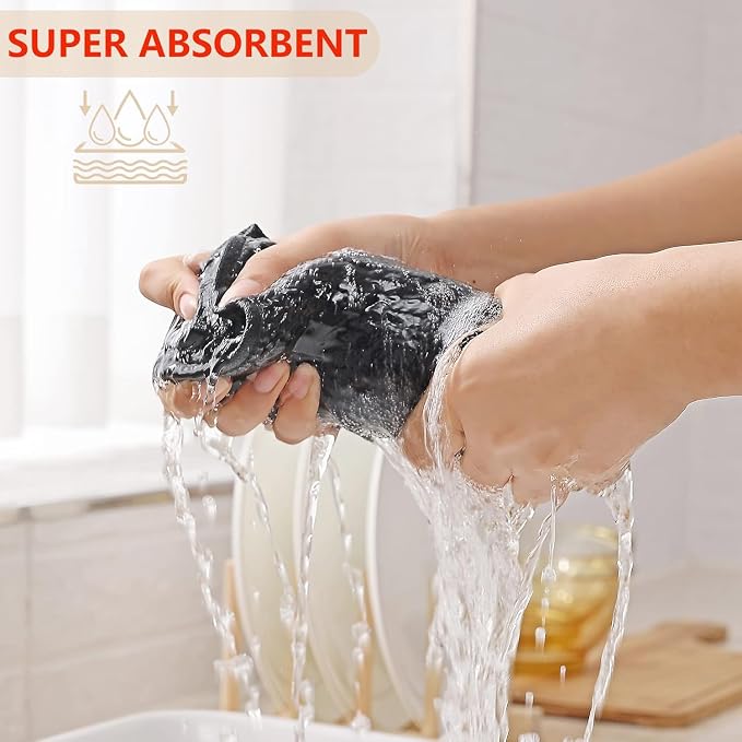 Kitinjoy 100% Cotton Waffle Weave Kitchen Towels - Image 3