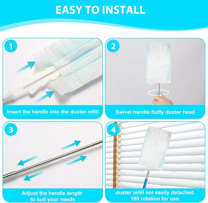 60 Count Disposable Duster Refills - Image 2