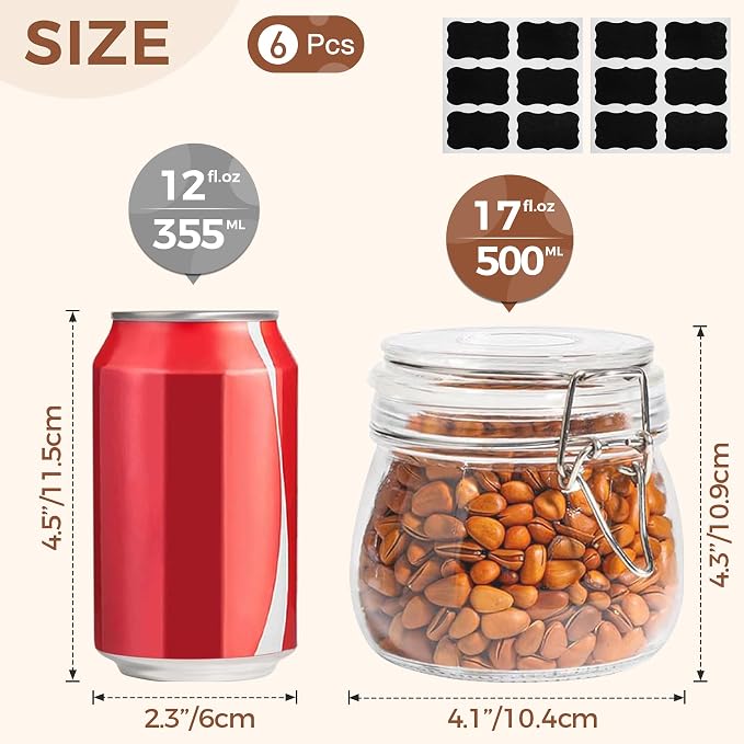 ComSaf Airtight Glass Jars - Image 2