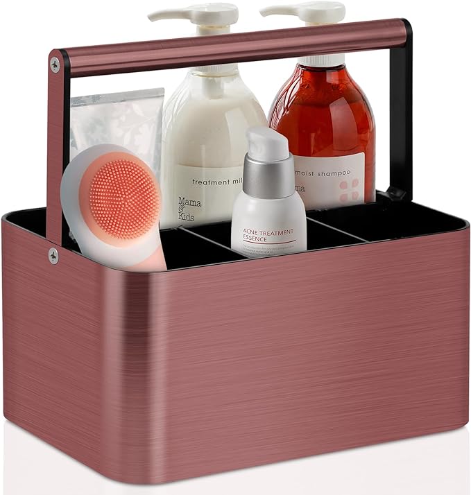 Shower Caddy Portable for College Dorm Room Essential, Bathroom Caddy Organizer by MakesYourHomeMoreOrganized