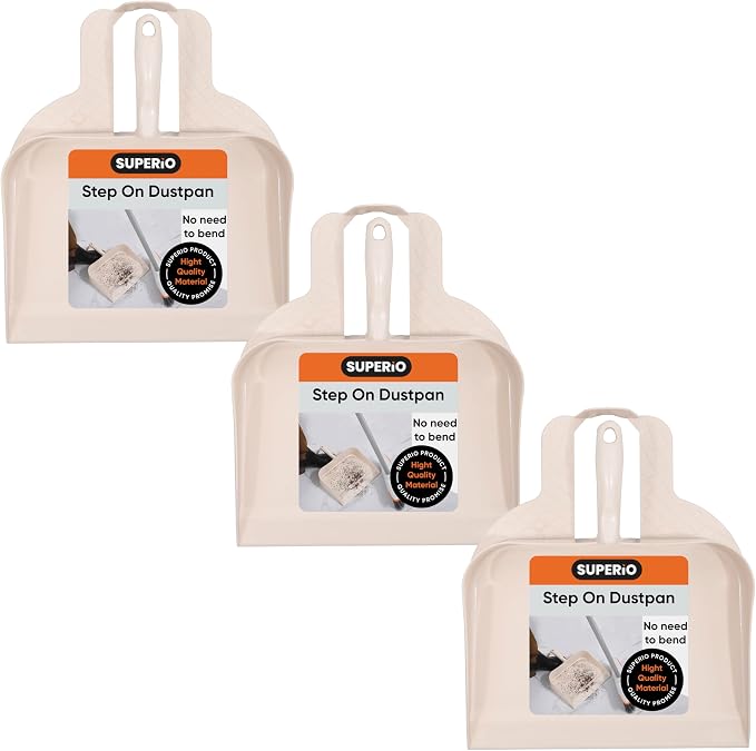 Superio Heavy Duty Plastic Step-on Dustpan by Superio