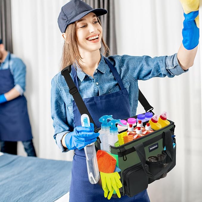 Wearable Cleaning Caddy Bag, Cleaning Supply Tote - Image 4