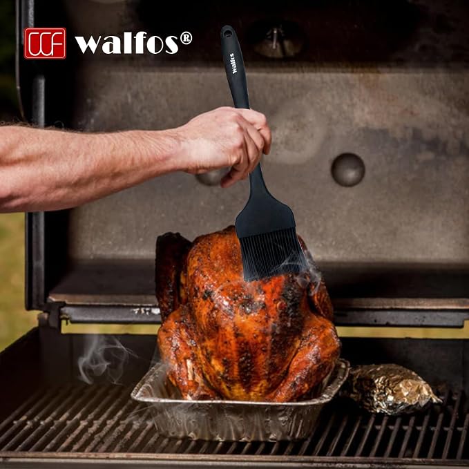 WALFOS Extra Large Silicone Basting Pastry Brush, 2.5 inch Wide Bristle Butter - Image 3