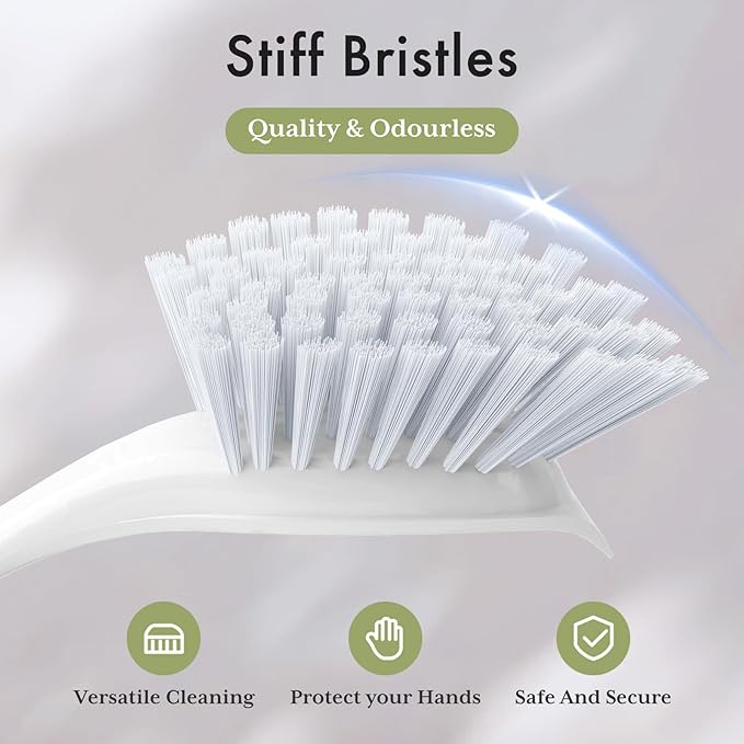Amazer Dish Brush with Handle, 2 Pack Kitchen Scrub Brushes - Image 3