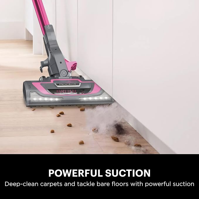 Shark HV371 Rocket Pro DLX Corded Stick, Removable Hand Vacuum, Advanced Swivel - Image 3