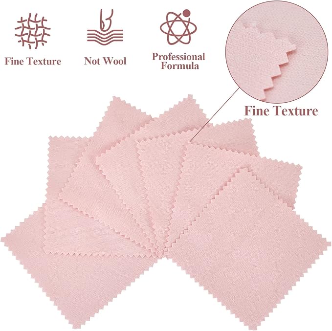 250PCS Jewelry Cleaning Cloth, Professional Polishing Cloth Individually Wrapped - Image 2